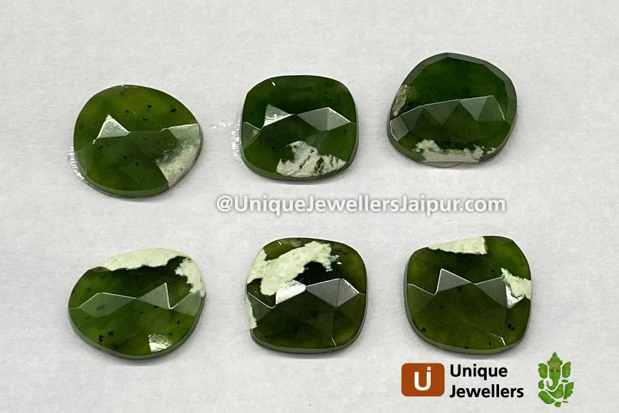 Chrome Chalcedony Rose Cut Slices